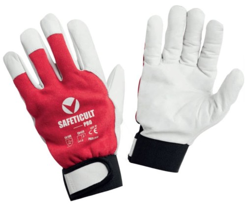 Rękawice ochronne monterskie skórzane Safeticult Pro