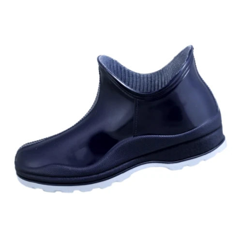 Kalosze gumiaki damskie krótkie Galmag granatowo-czarne