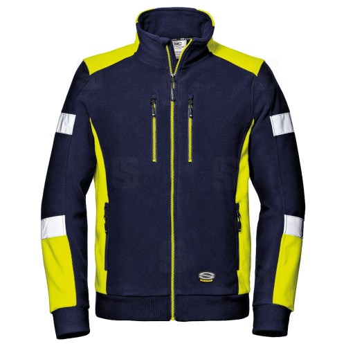 Bluza robocza z polaru SIR Comfort granatowo - żółta