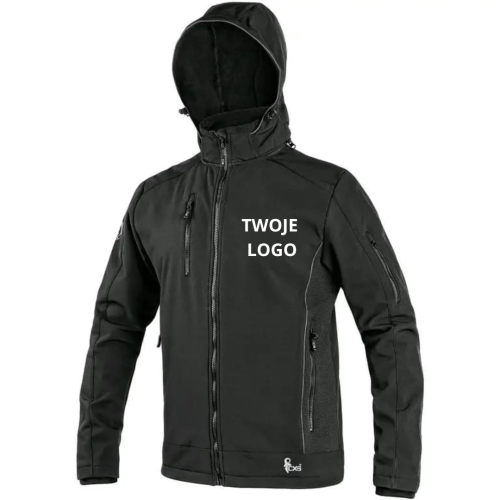 Kurtka męska softshell CXS Durham z własnym logo