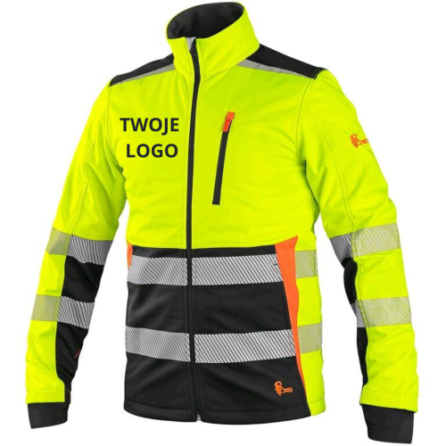 Bluza robocza męska softshell CXS Benson z własnym logo