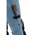 Spodnie robocze męskie slim fit Lahti Pro niebieskie