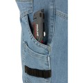 Spodnie robocze męskie slim fit Lahti Pro niebieskie