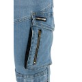 Spodnie robocze męskie slim fit Lahti Pro niebieskie
