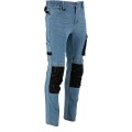 Spodnie robocze męskie slim fit Lahti Pro niebieskie