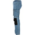 Spodnie robocze męskie slim fit Lahti Pro niebieskie