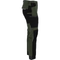 Spodnie robocze męskie slim fit Lahti Pro zielono-czarne