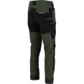 Spodnie robocze męskie slim fit Lahti Pro zielono-czarne