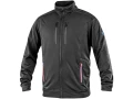 Bluza robocza męska CXS Leonis czarna+HV