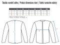 Bluza robocza męska CXS Leonis czarna+HV