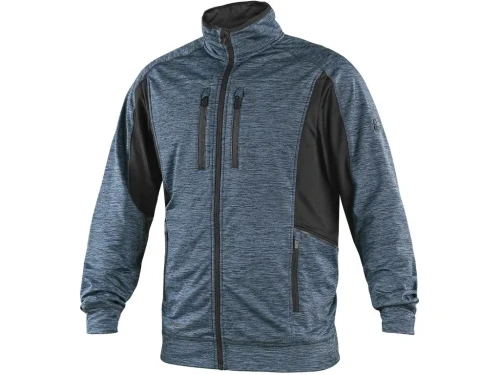 Bluza robocza męska CXS Leonis niebiesko-czarna