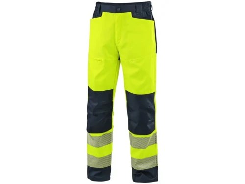 Spodnie ochronne męskie ostrzegawcze CXS Halifax żółte