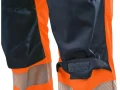 Spodnie ochronne męskie ostrzegawcze CXS Halifax pomarańczowe