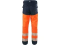 Spodnie ochronne męskie ostrzegawcze CXS Halifax pomarańczowe