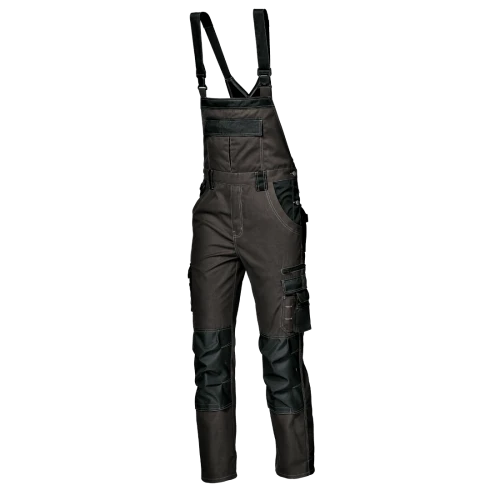 Spodnie robocze męskie ogrodniczki SIR Harrison szare