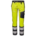 Spodnie robocze meskie HI-VIS SIR Mistral Stretch żółte