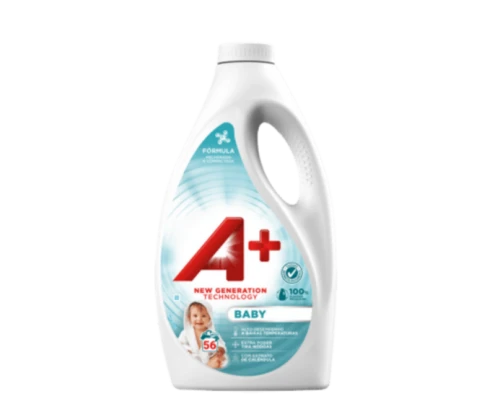 Płyn do prania A+, dla dzieci 2,46l, 56 prań