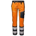 Spodnie robocze  HI-VIS SIR Mistral Stretch pomarańczowe