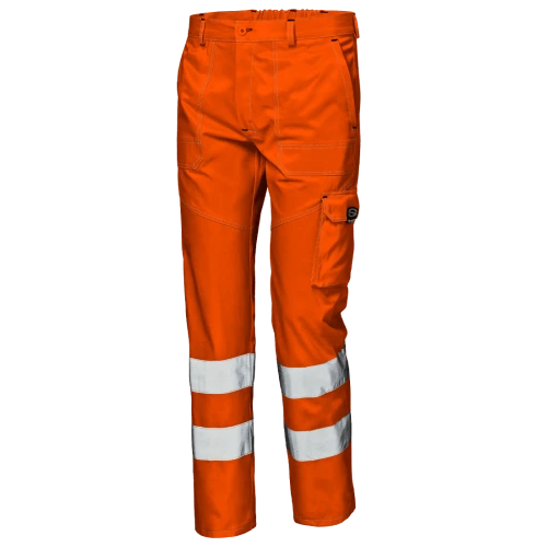 Spodnie robocze HI-VIS SIR Mistral pomarańczowe