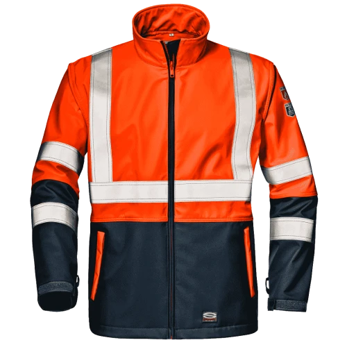 Bluza ostrzegawcza softshell Sir Microlines Complex pom.