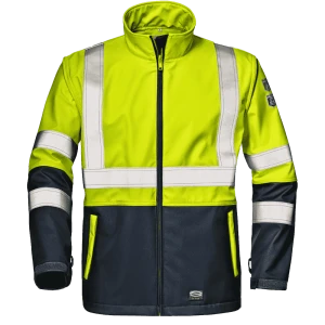 Bluza ostrzegawcza softshell Sir Microlines Complex  żółta