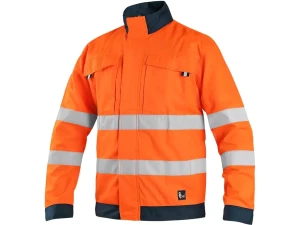 Bluza CXS HALIFAX, ostrzegawcza, męska, kolor pomarańczowy niebieski