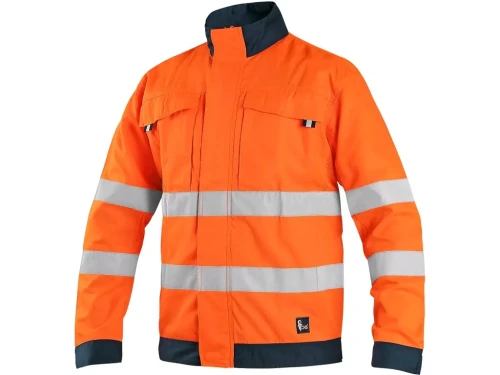 Bluza CXS HALIFAX, ostrzegawcza, męska, kolor pomarańczowy niebieski 1.1.webp
